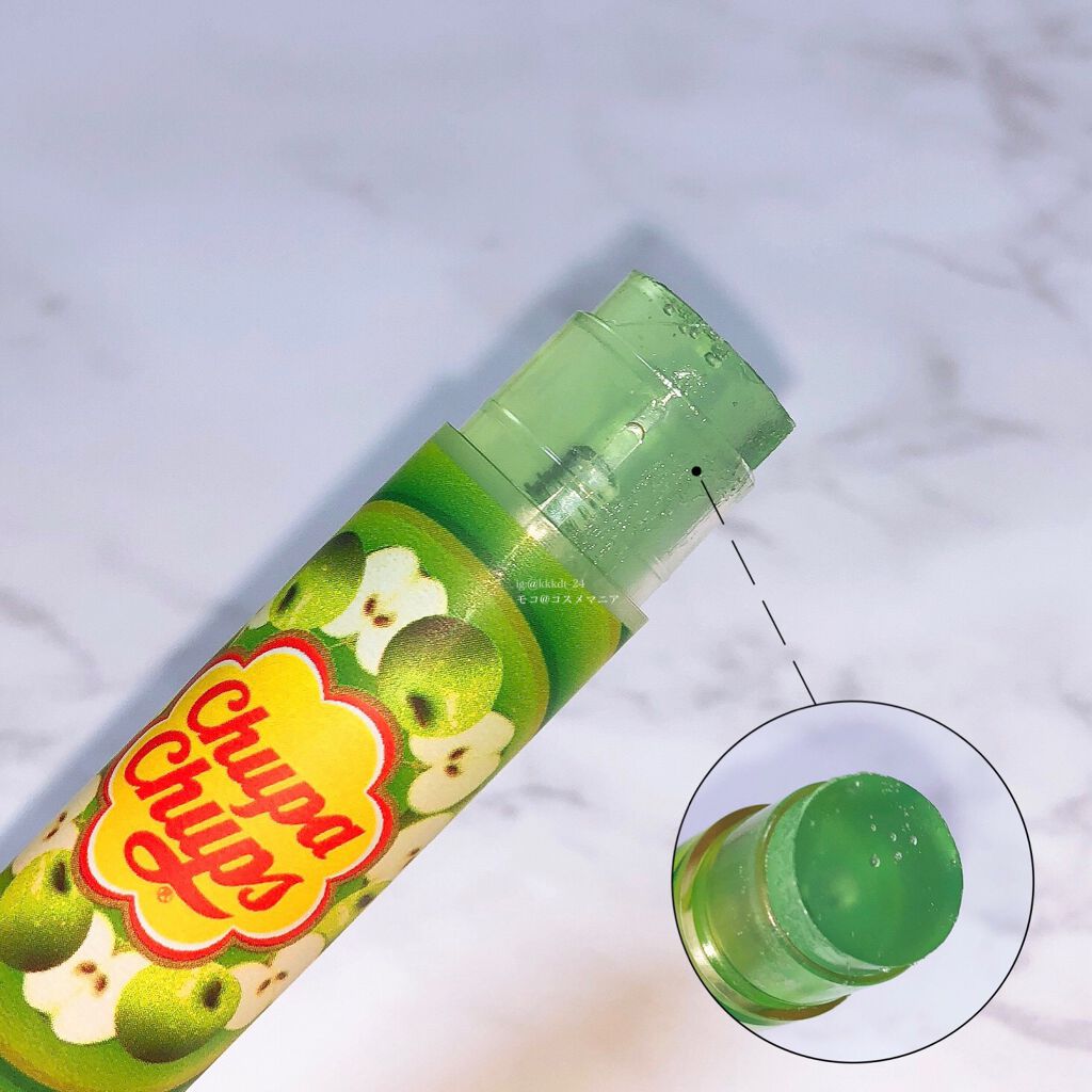 デリシャスリップクリーム Chupa Chups（チュッパチャプス）/デリシャスリップクリーム/リップクリームを使ったクチコミ（3枚目）