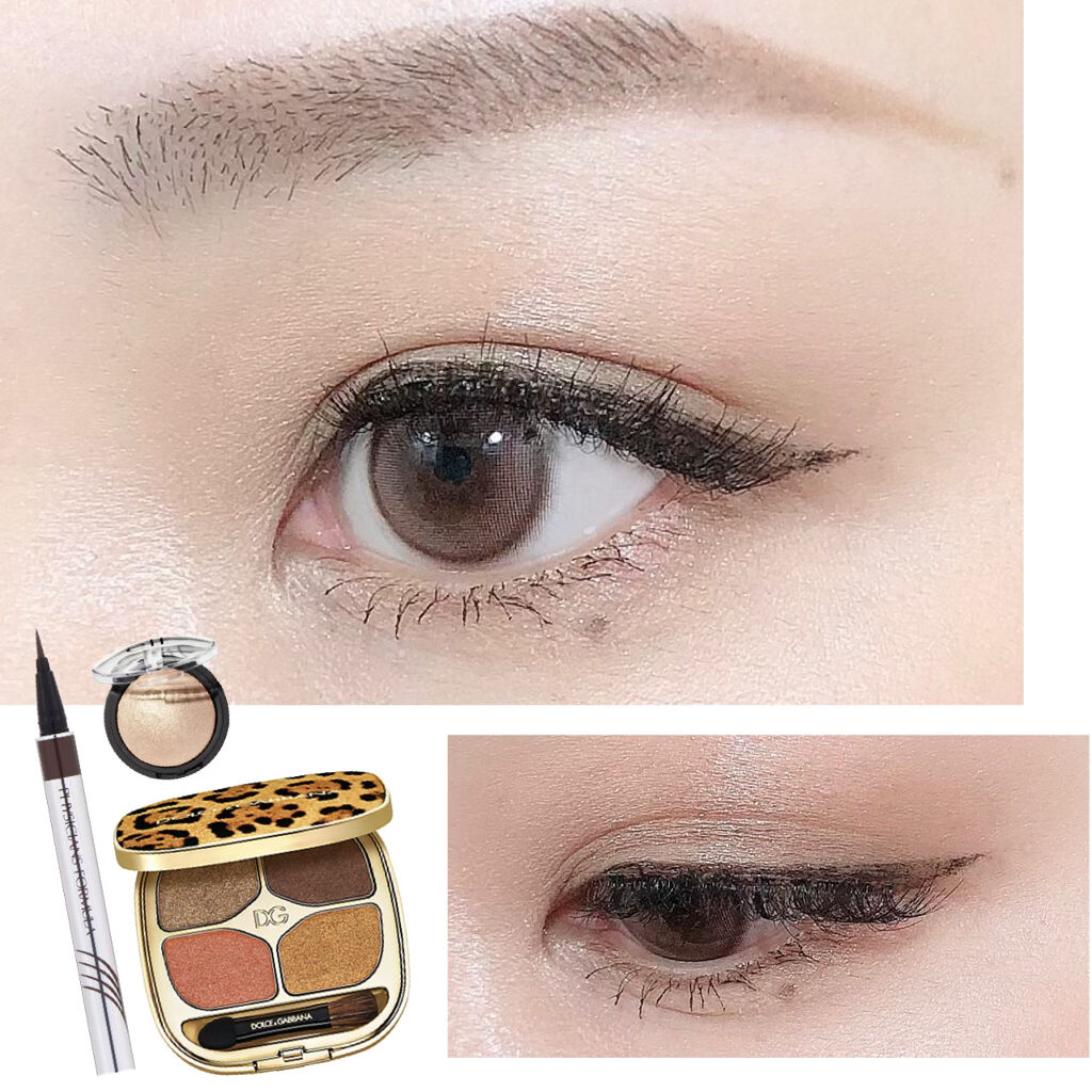 フェリンアイズ インテンスアイシャドウ クアッド/DOLCE&GABBANA BEAUTY/アイシャドウパレットを使ったクチコミ（1枚目）