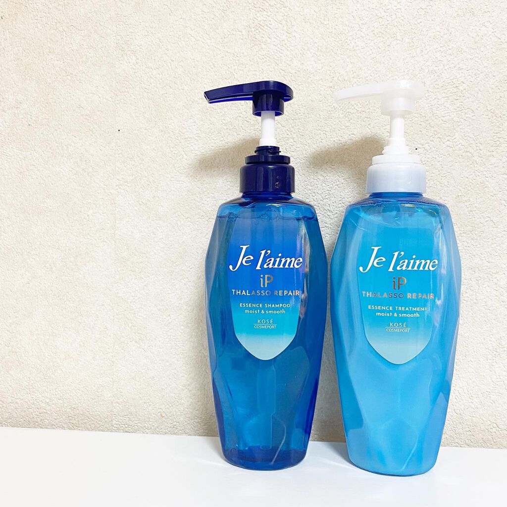 iP タラソリペア 補修美容液 シャンプー/トリートメント (モイスト&スムース)/Je l'aime/市販シャンプーを使ったクチコミ(5枚目)