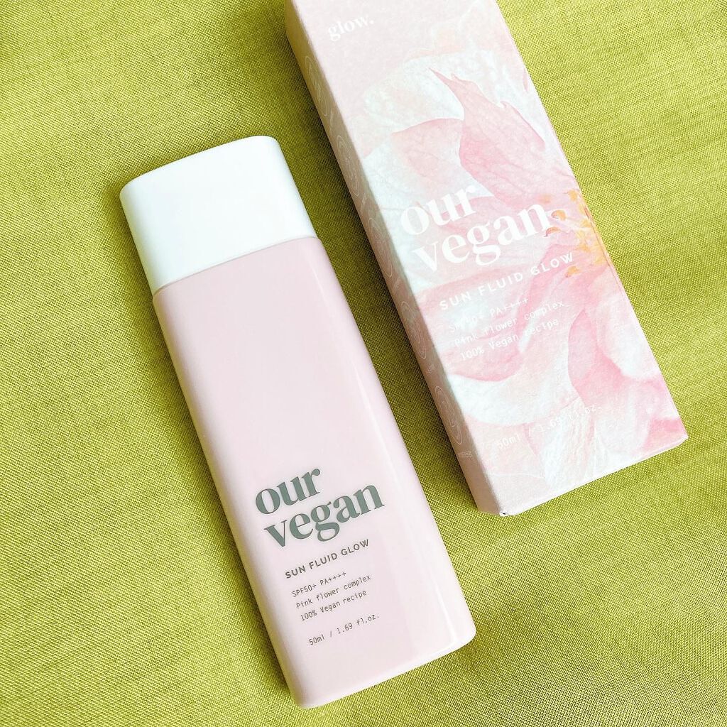 アワーヴィーガン サンプルイド グロー/manyo/化粧下地を使ったクチコミ(2枚目)