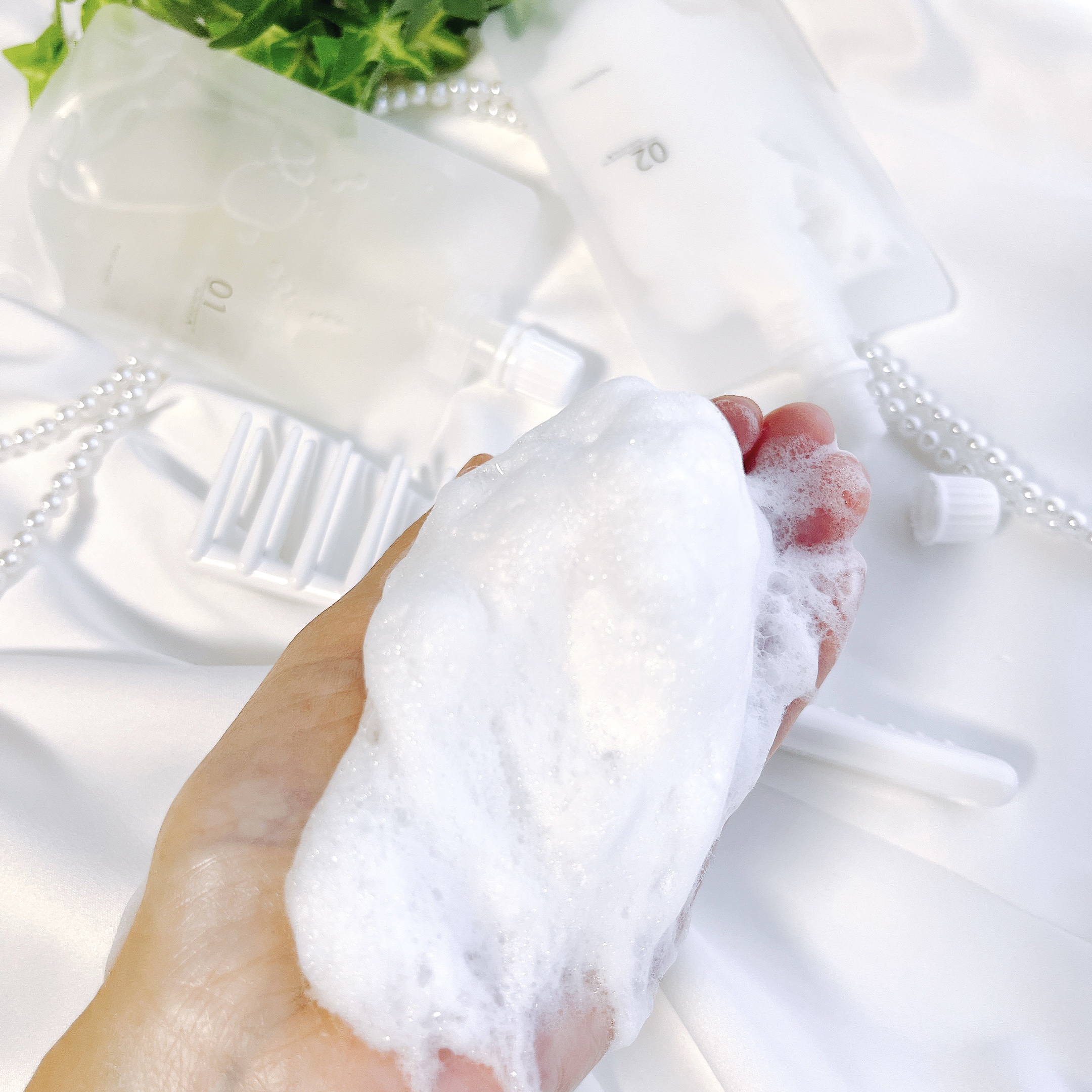 ヘアケアトライアルセット/QUEEN'S BATHROOM/トライアルキットを使ったクチコミ（3枚目）