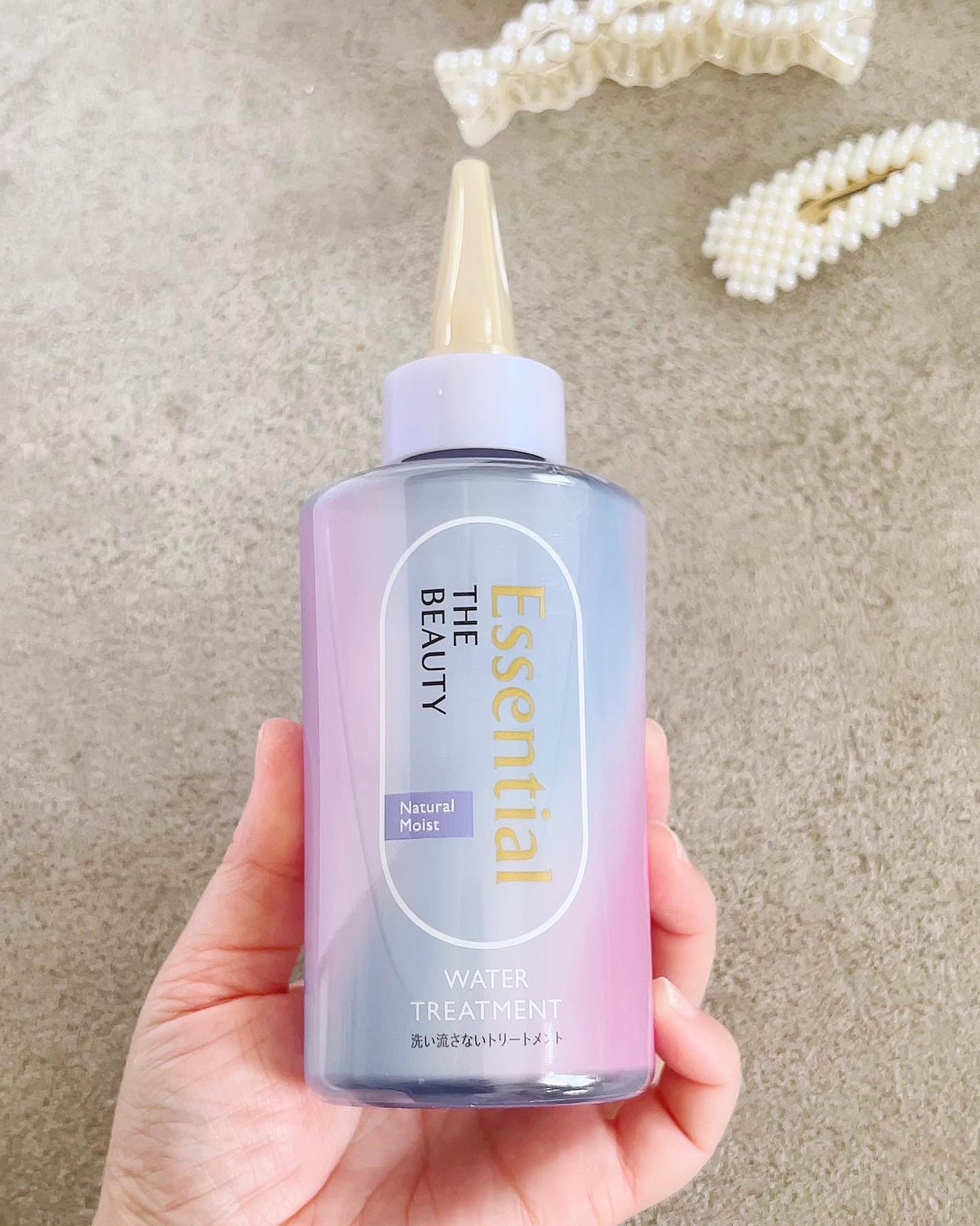 エッセンシャル プレミアム ウォータートリートメント ナチュラルモイスト/エッセンシャル/アウトバストリートメントを使ったクチコミ(2枚目)