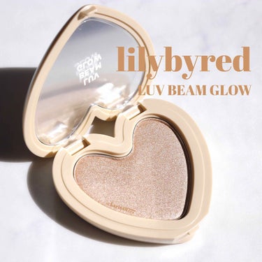 lilybyred ラブビーム グロウのクチコミ「☑︎lilybyred 
luv beam glow 02 aura beam

ハートのパケ.....」（1枚目）