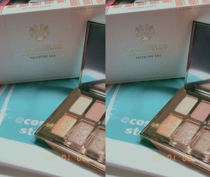バレンタインボックス/VAVI MELLO/アイシャドウパレットを使ったクチコミ(1枚目)
