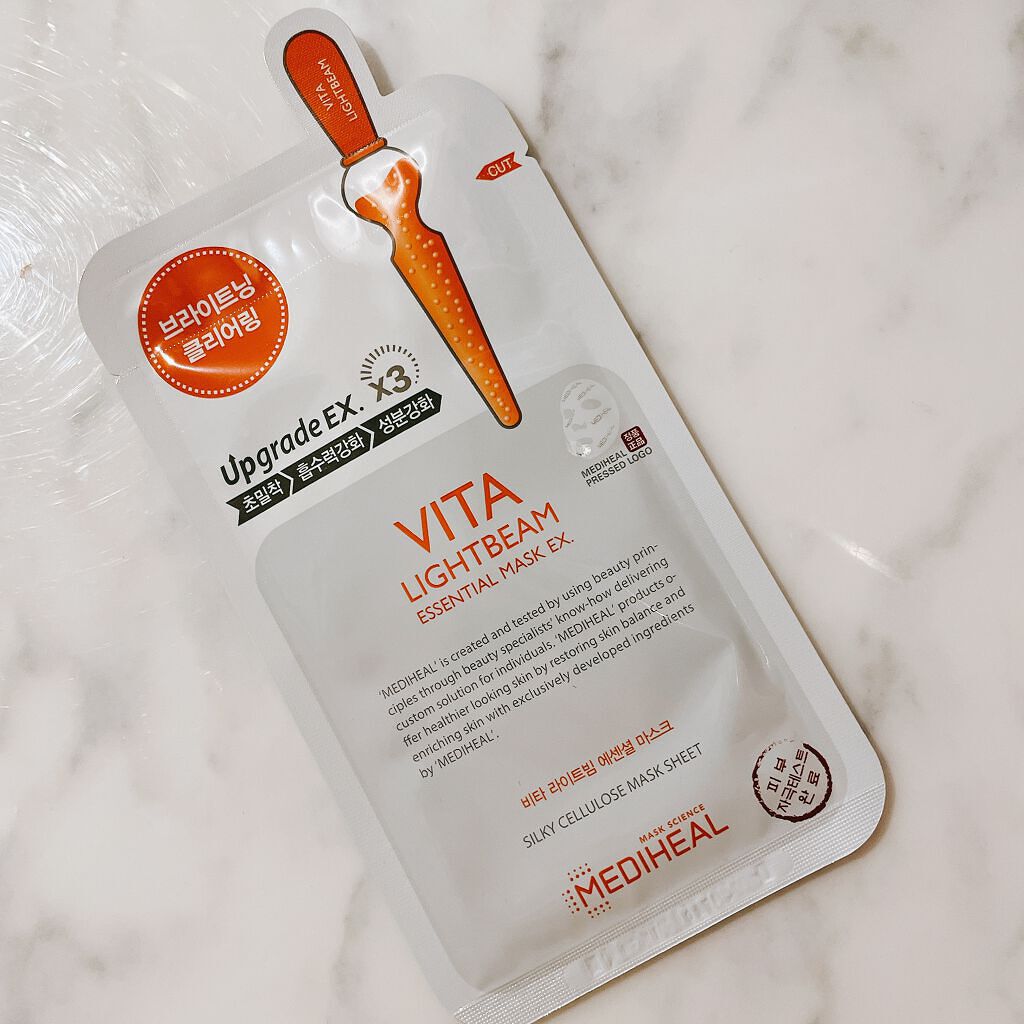 ビタライトビームエッセンシャルマスクEX/MEDIHEAL/シートマスク・パックを使ったクチコミ(1枚目)