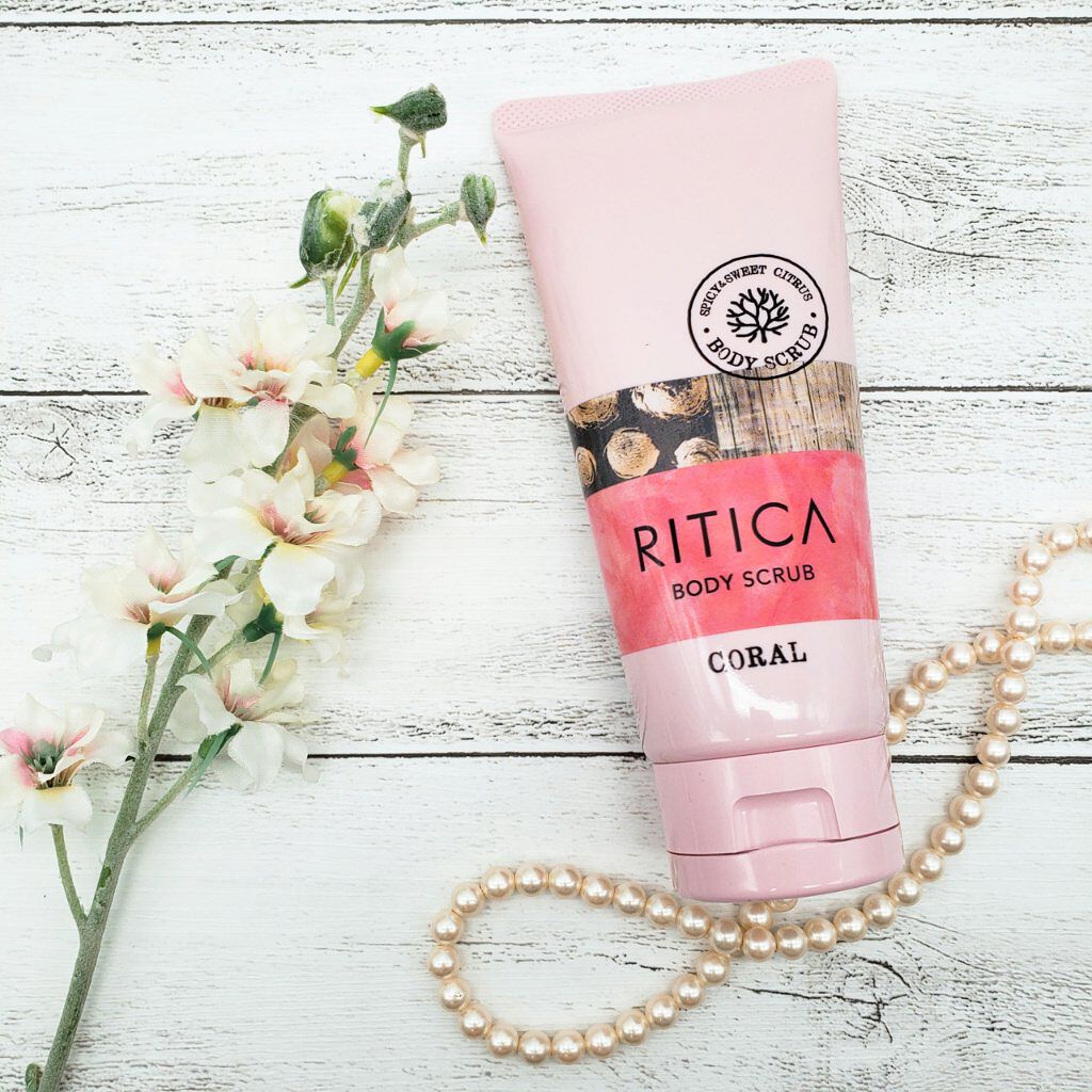 RITICA ボディフィットスクラブ コーラル/ロゼット/ボディスクラブを使ったクチコミ(1枚目)