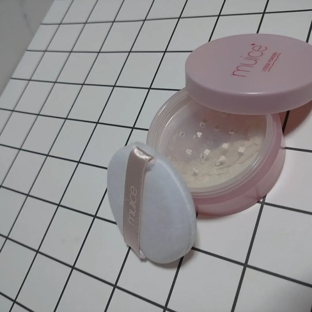 ヨレンパウダー ツヤカバー/muice/ルースパウダーを使ったクチコミ（1枚目）