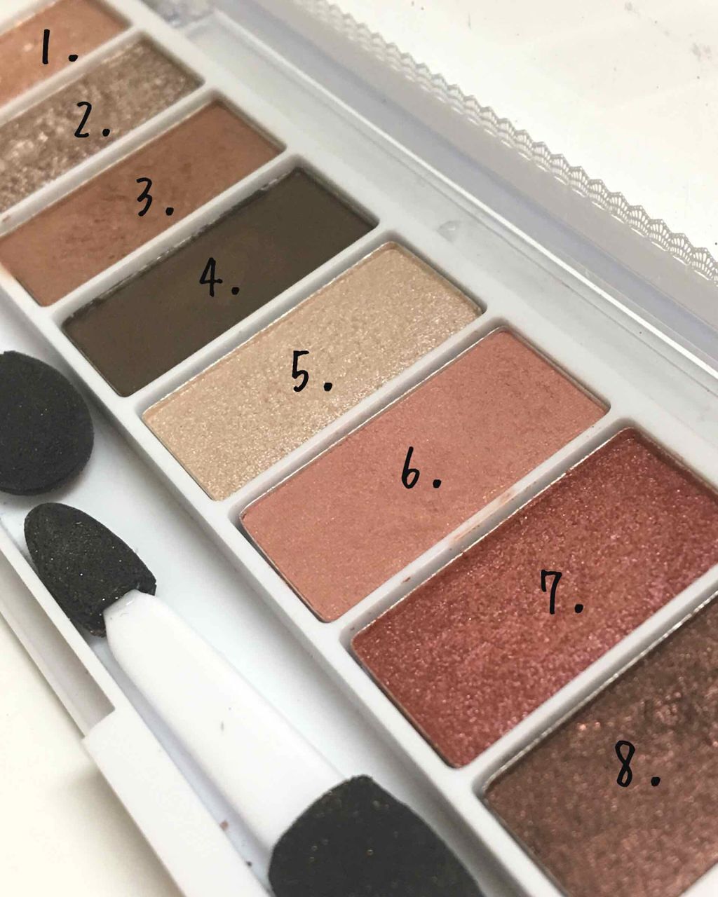 スイーツコレクション/マリブビューティー/アイシャドウパレットを使ったクチコミ（2枚目）