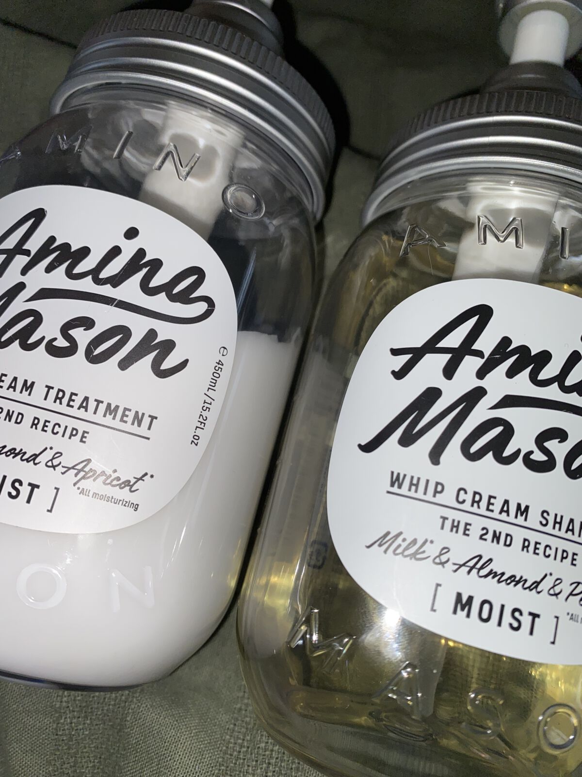 アミノメイソン ディープモイスト ホイップクリーム シャンプー/ミルククリーム ヘアトリートメント/アミノメイソン/市販シャンプーを使ったクチコミ（1枚目）