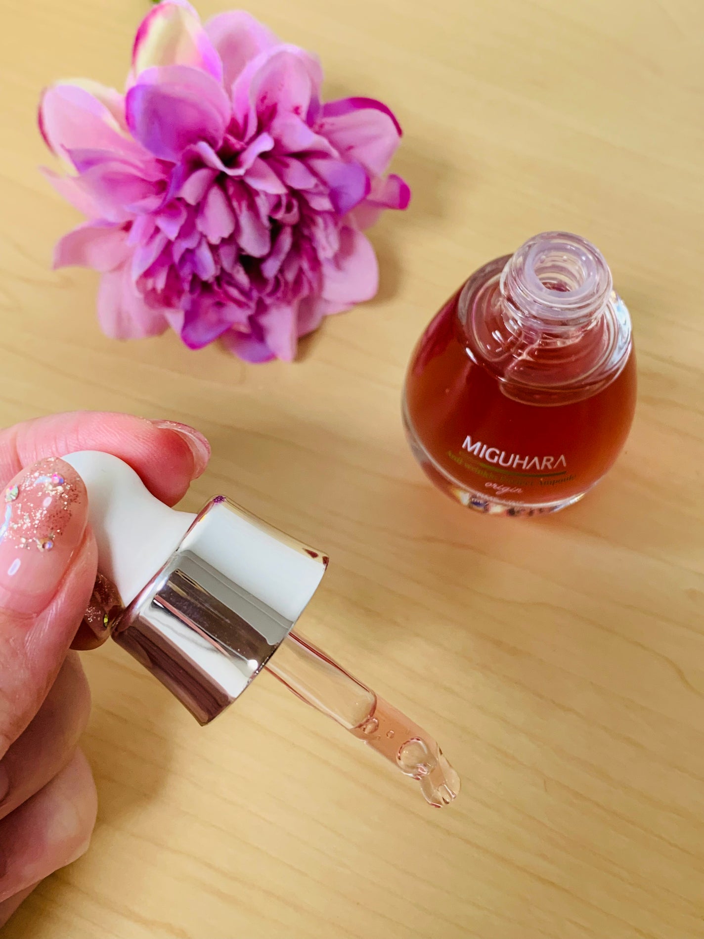 アンチリンクルエフェクトアンプルオリジン/MIGUHARA/美容液を使ったクチコミ(2枚目)