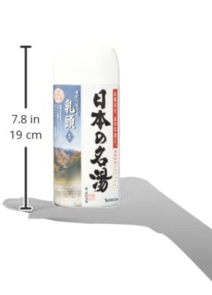 日本の名湯 乳頭のクチコミ「こんにちはliyoです໒꒱
今回はバスクリンさんの
日本の名湯「乳頭」450gです!🛁*。
.....」(3枚目)