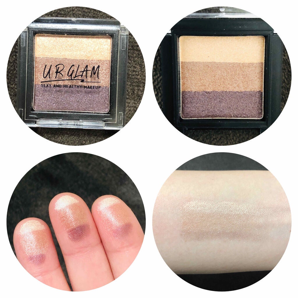 UR GLAM GRADATION EYESHADOW/U R GLAM/アイシャドウパレットを使ったクチコミ(3枚目)