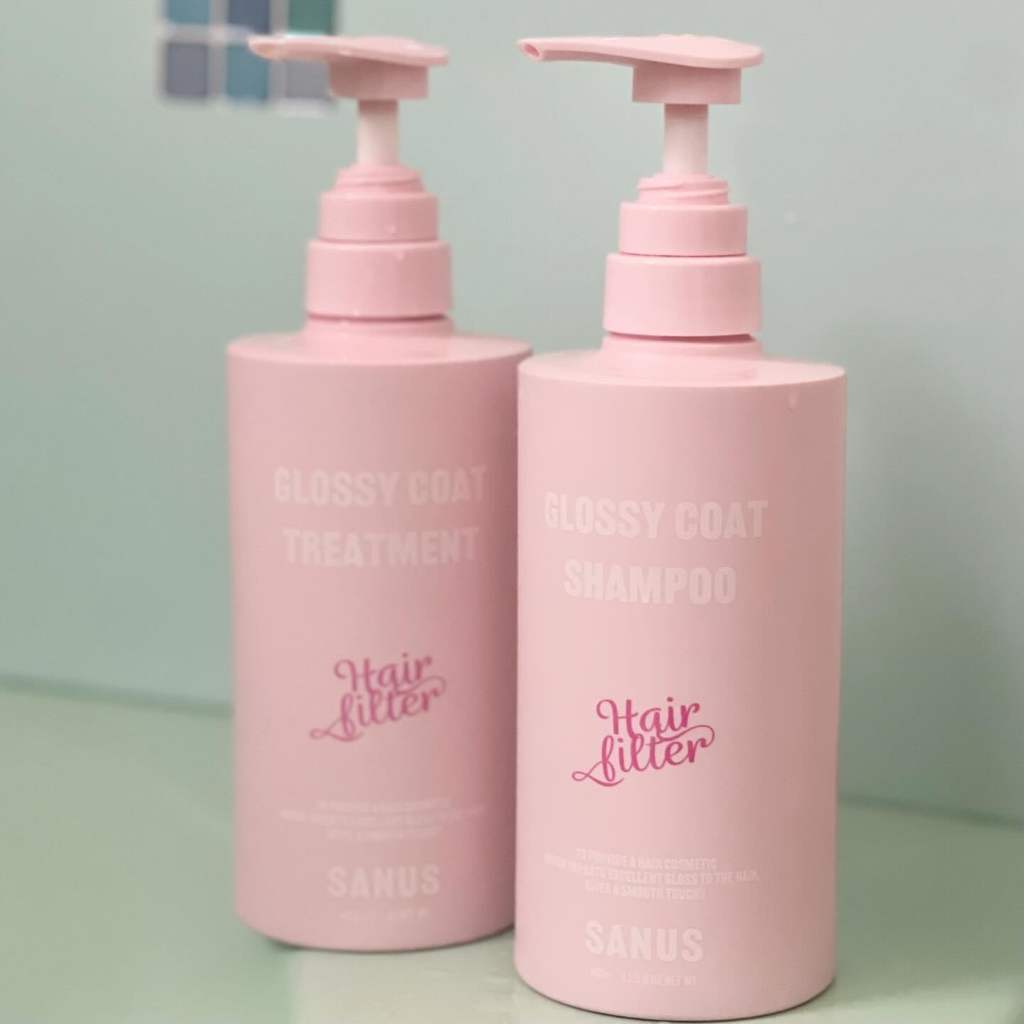 GLOSSY COAT SHAMPOO / TREATMENT/SANUS HAIR FILTER/市販シャンプーを使ったクチコミ（2枚目）