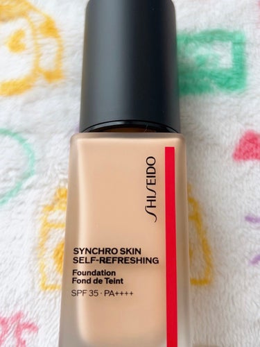 シンクロスキン セルフリフレッシング ファンデーション 250 Sand/SHISEIDO/リキッドファンデーションを使ったクチコミ（1枚目）