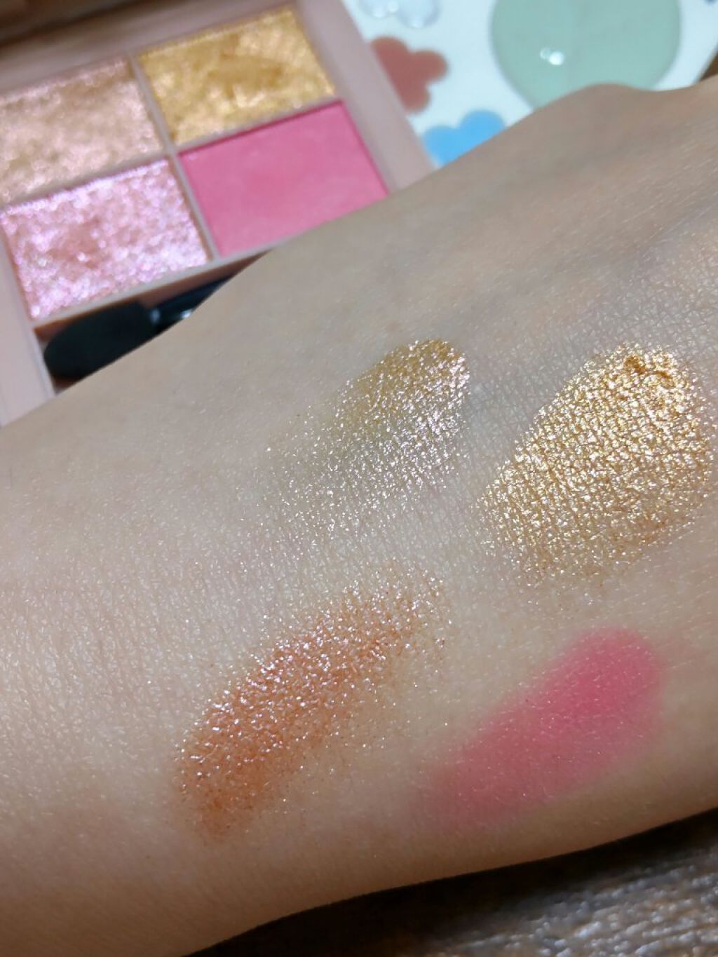 イロアソビ 4色アイパレット/iroasobi/アイシャドウパレットを使ったクチコミ（3枚目）