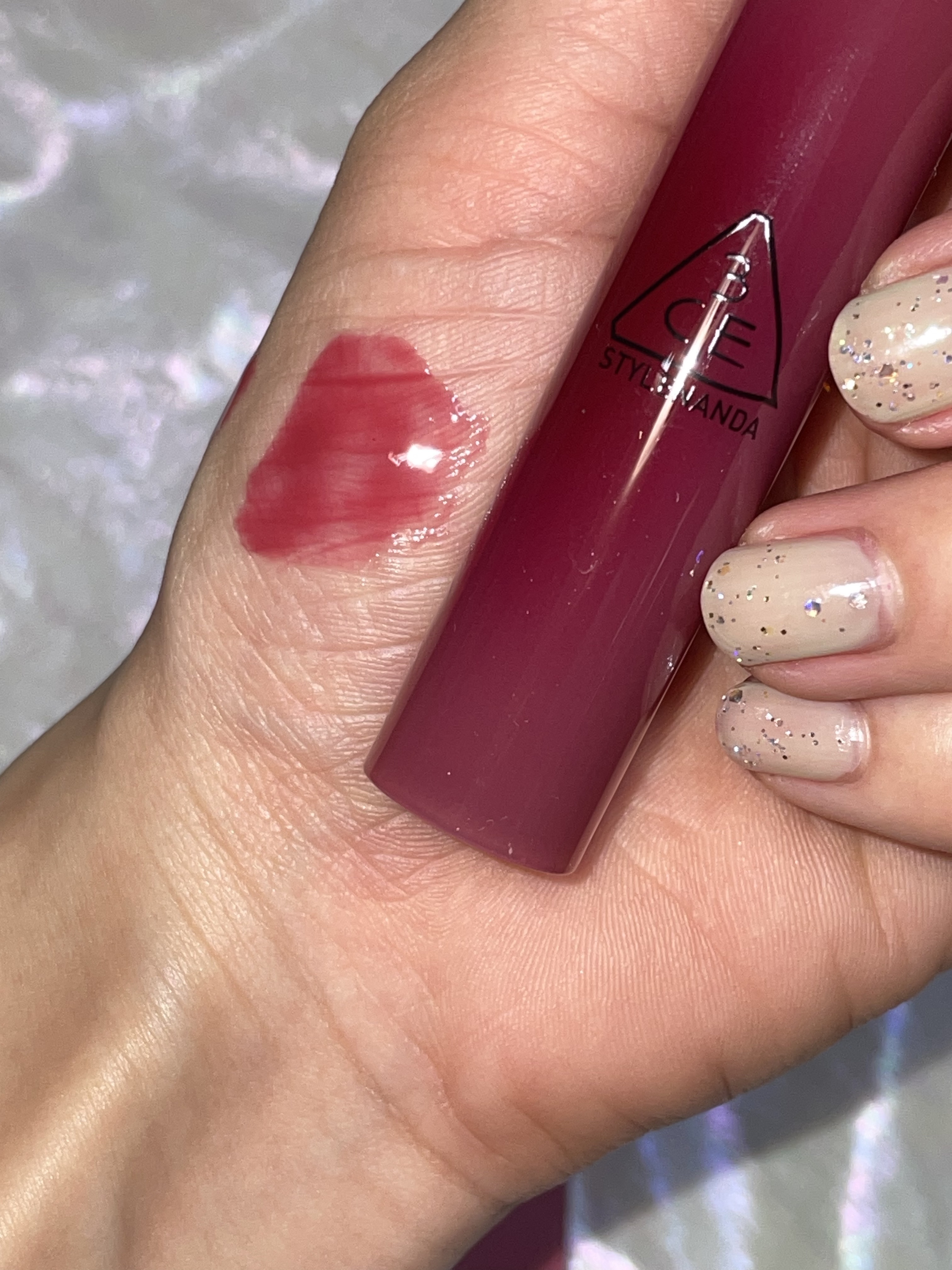 3CE ドロップグロウジェル VERY SURE/3CE/リップグロスを使ったクチコミ（1枚目）