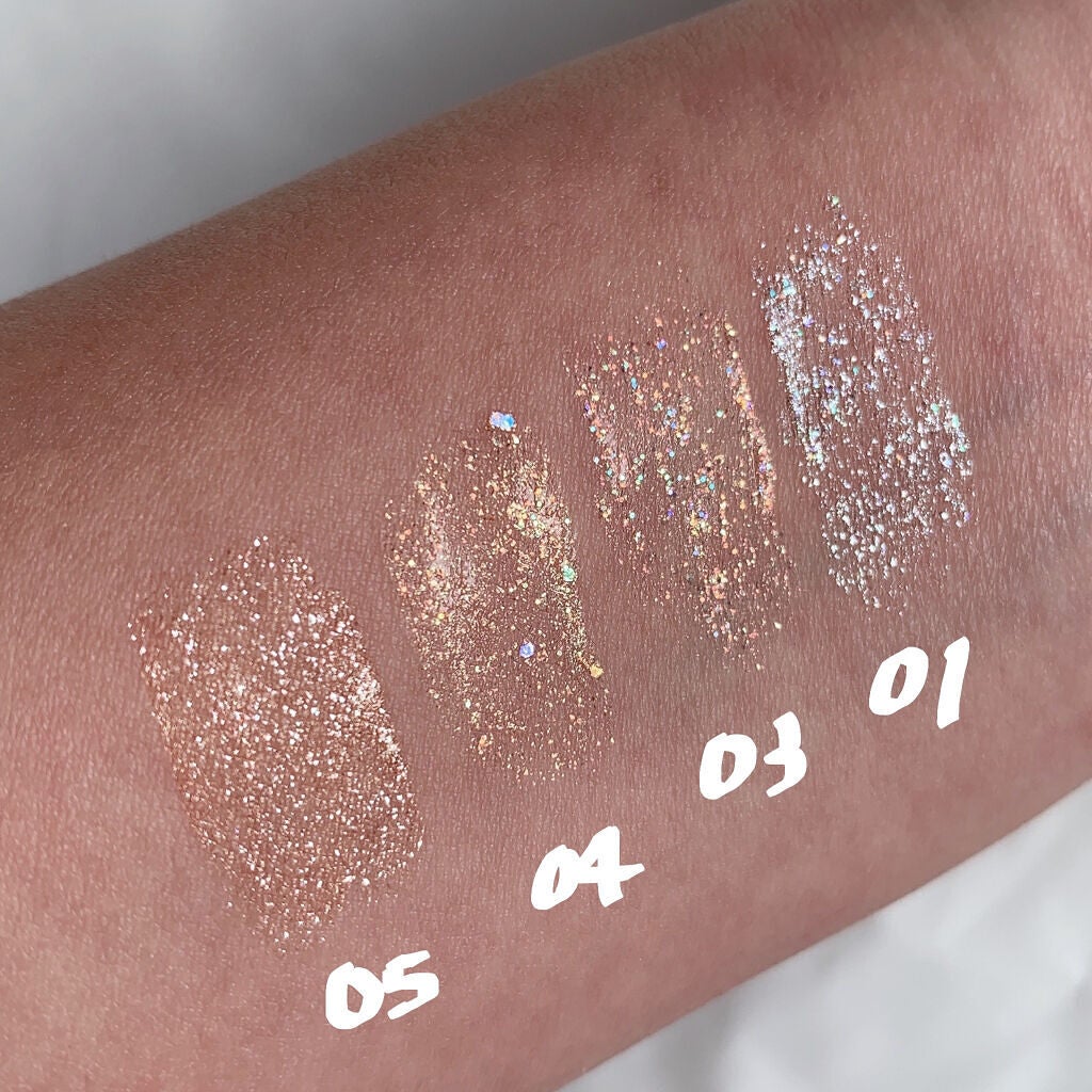 スウィッチオン グリッターリキッド/CHOCHOSLAB/グリッターを使ったクチコミ(4枚目)