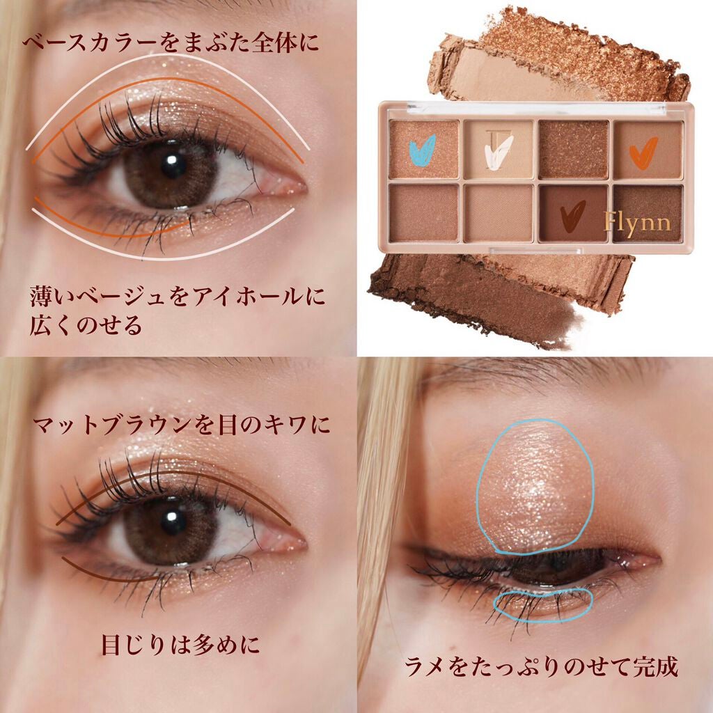 ラッスルアイシャドウパレット/Flynn/アイシャドウパレットを使ったクチコミ(5枚目)