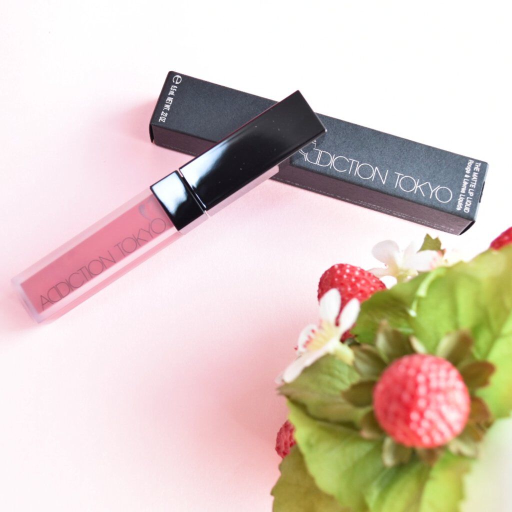 アディクション ザ マット リップ リキッド 016 Posh Rose/ADDICTION/口紅を使ったクチコミ（2枚目）