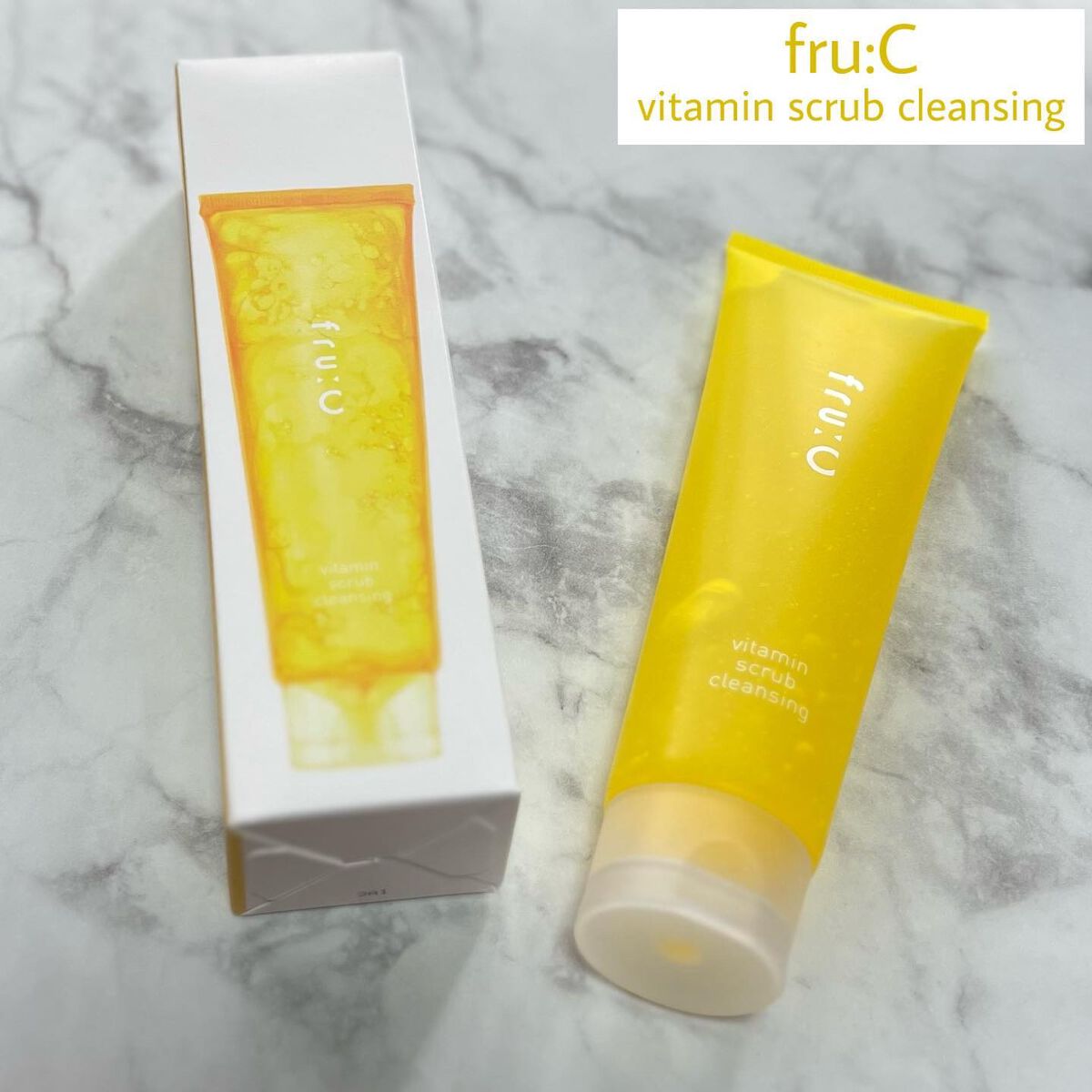 ビタミンスクラブクレンジング/Fru:C/クレンジングジェルを使ったクチコミ（1枚目）