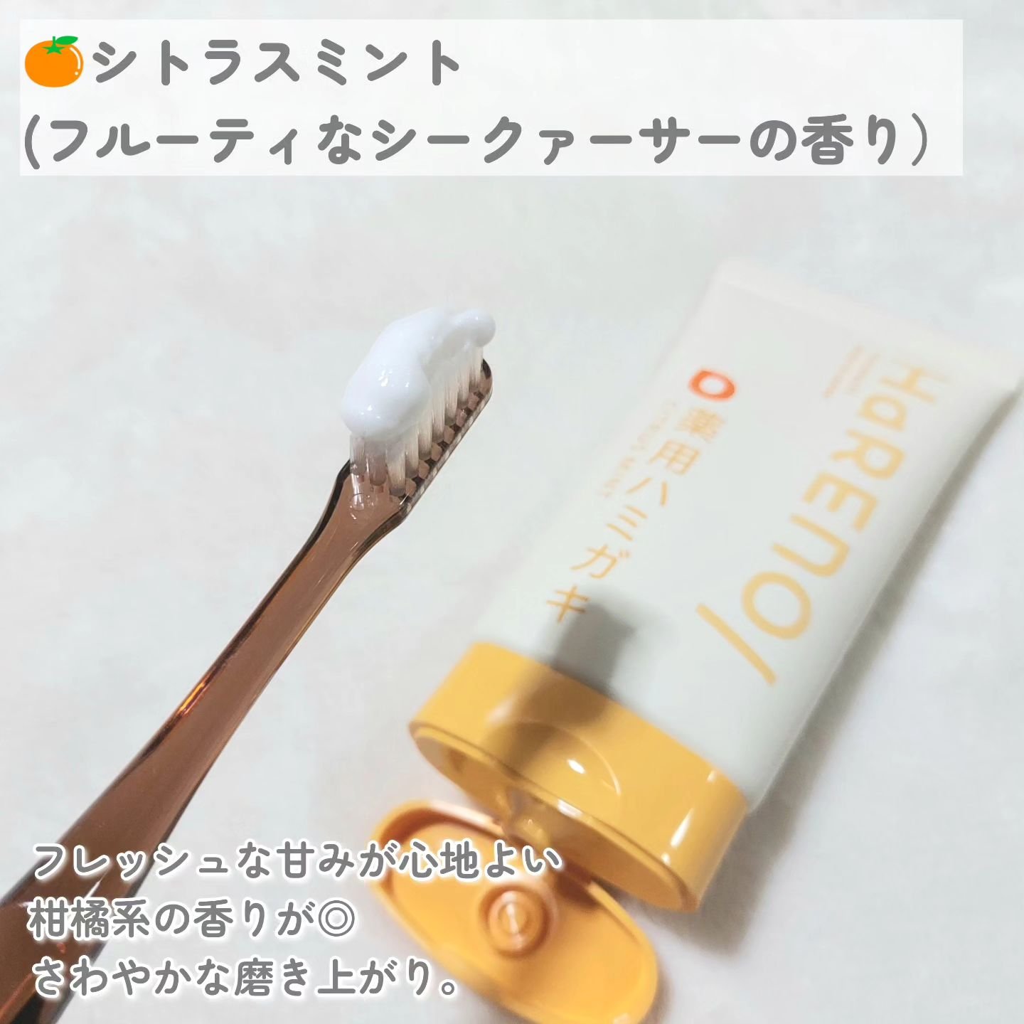 HaRENO 奇跡の歯ブラシ クリアブラウン(ふつう)/HaRENO/歯ブラシを使ったクチコミ（3枚目）