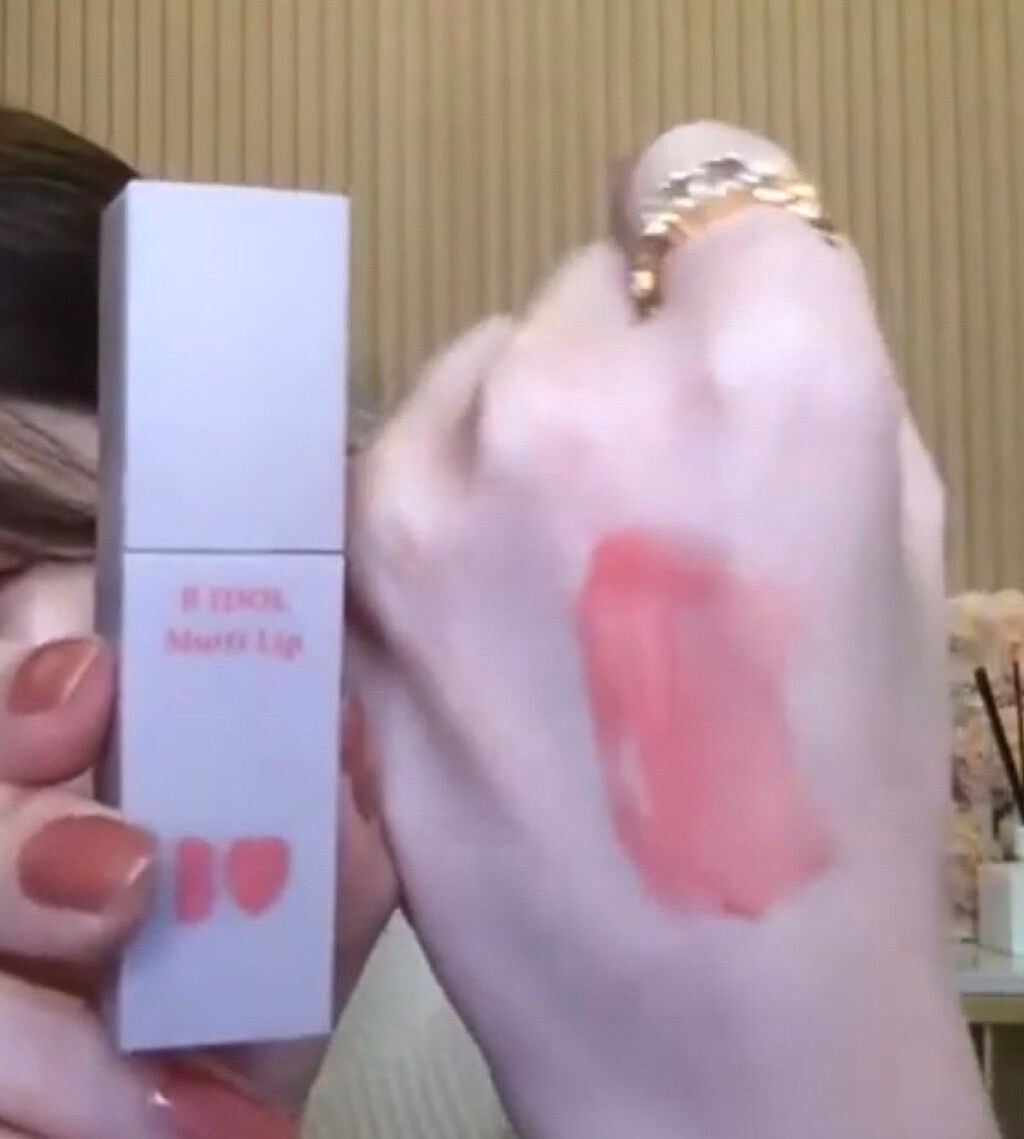 つやぷるリップR/b idol/口紅を使ったクチコミ(8枚目)