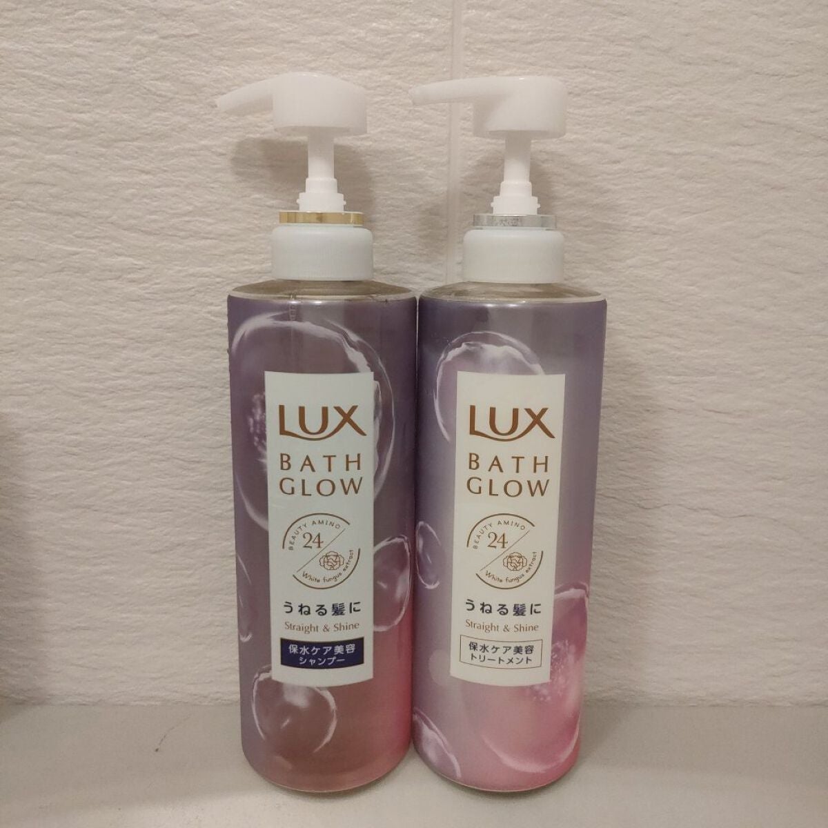 バスグロウ ストレート&シャイン シャンプー/トリートメント/LUX/市販シャンプーを使ったクチコミ(1枚目)