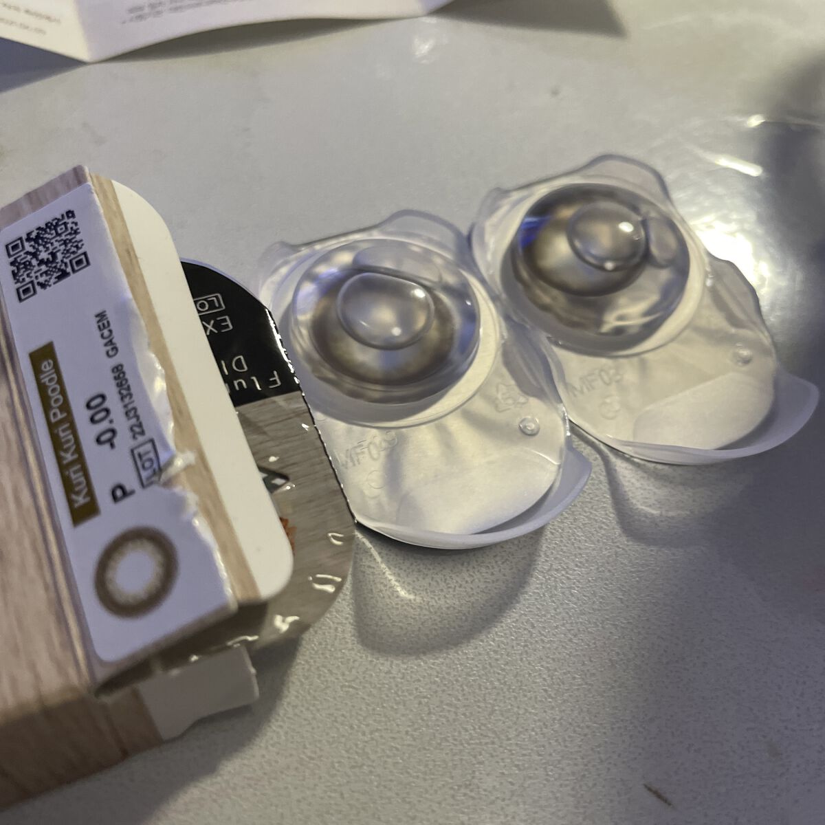 Flurry by colors 1day くりくりプードル/Flurry by colors/ワンデー（１DAY）カラコンを使ったクチコミ（3枚目）