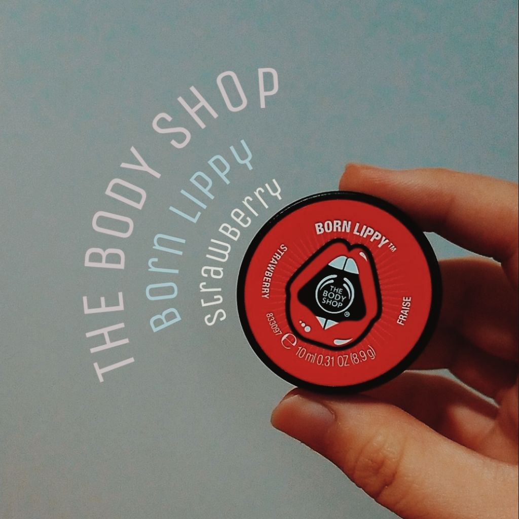 ボーンリッピー リップバーム ストロベリー/THE BODY SHOP/リップバームを使ったクチコミ（1枚目）