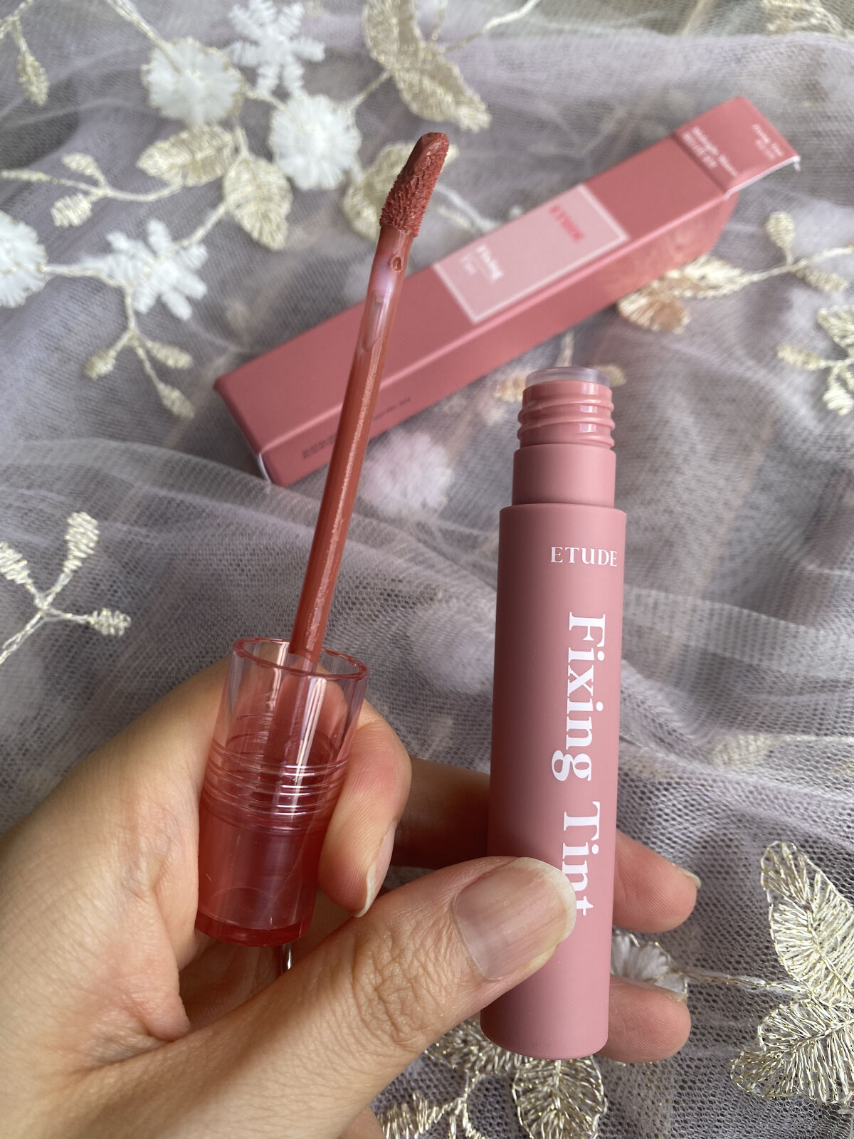 フィクシングティント/ETUDE/リップティントを使ったクチコミ（2枚目）