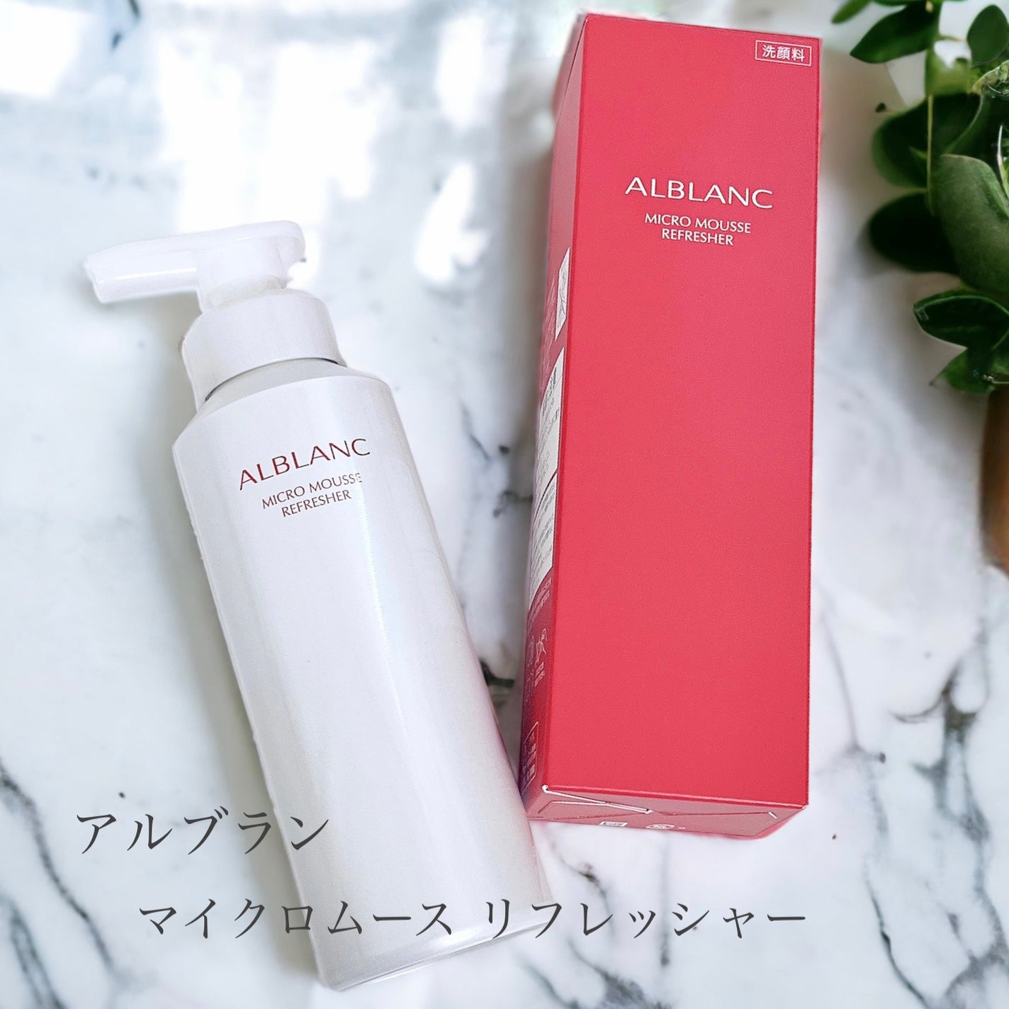 マイクロムース リフレッシャー/ALBLANC/泡洗顔を使ったクチコミ(1枚目)