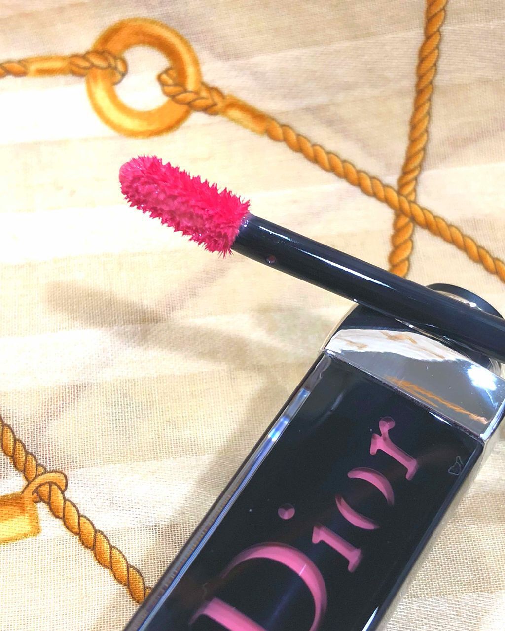 ディオール アディクト ラッカー プランプ 367 スイート-d/Dior/リップグロスを使ったクチコミ（3枚目）