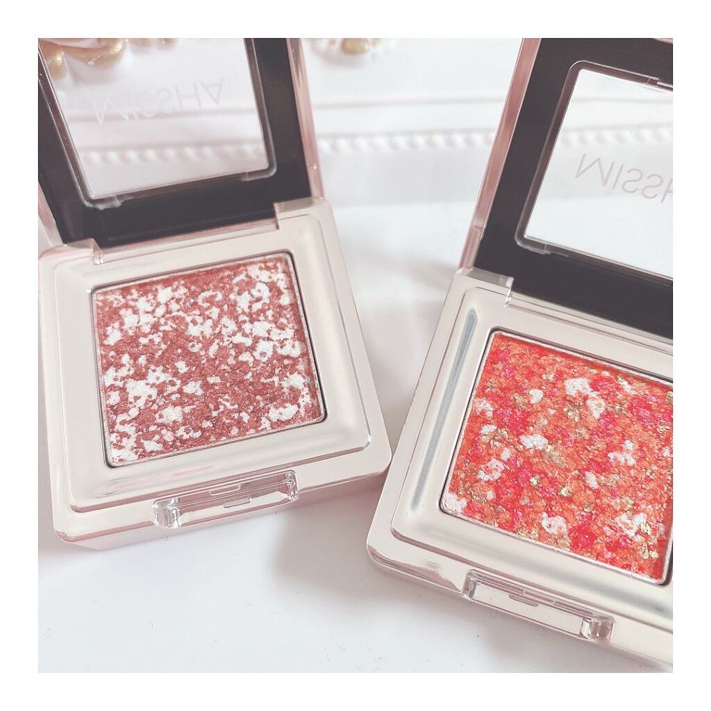 グリッタープリズム シャドウ CR01/MISSHA/グリッターを使ったクチコミ（3枚目）