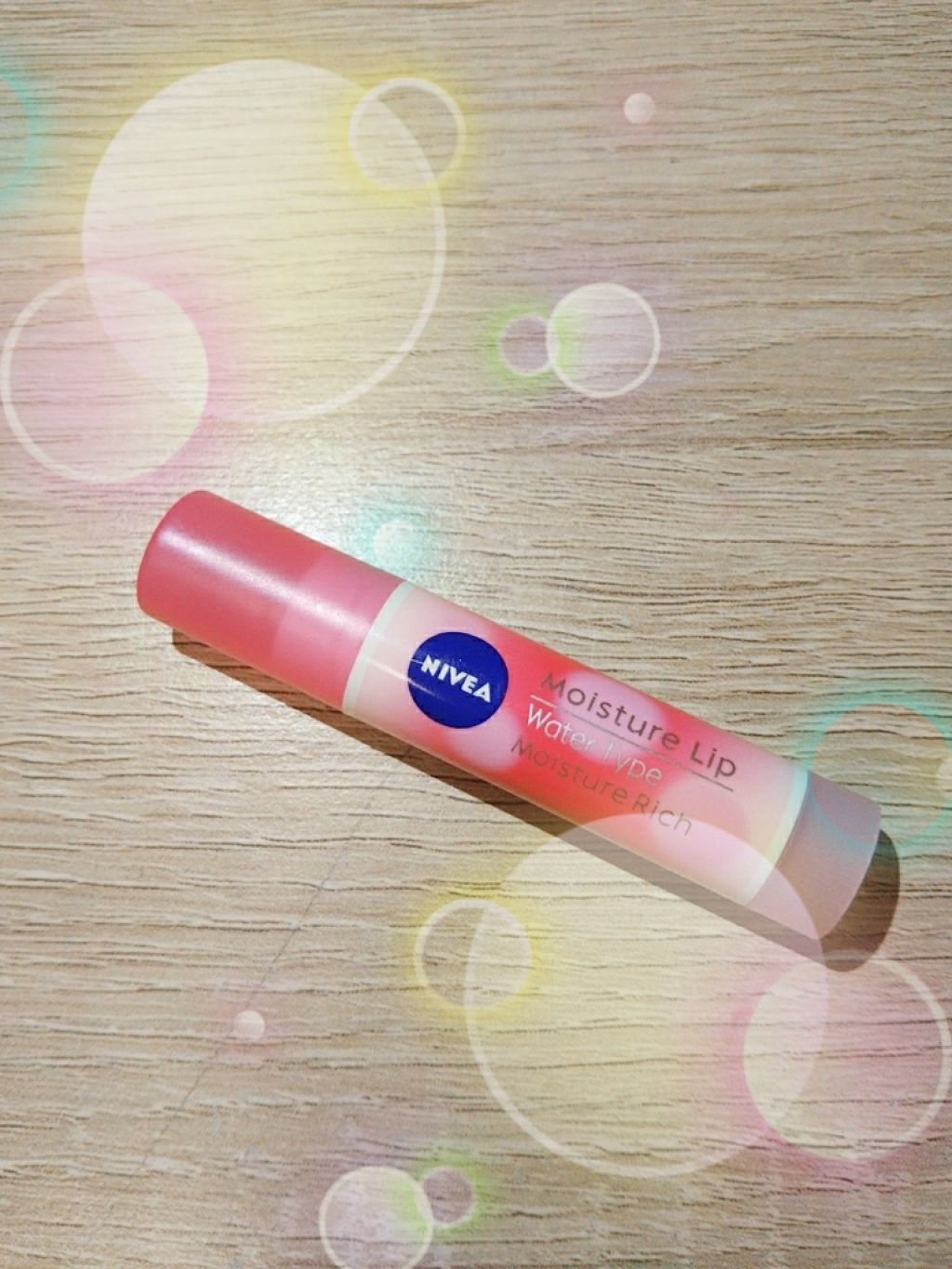 ニベア モイスチャーリップ ウォータータイプ モイスチャーリッチ/ニベア/リップクリームを使ったクチコミ(1枚目)