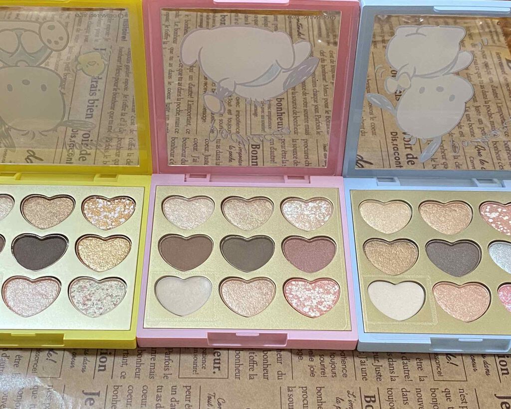 アイシャドウパレット ポチャッコ/IT'S DEMO/アイシャドウパレットを使ったクチコミ(3枚目)