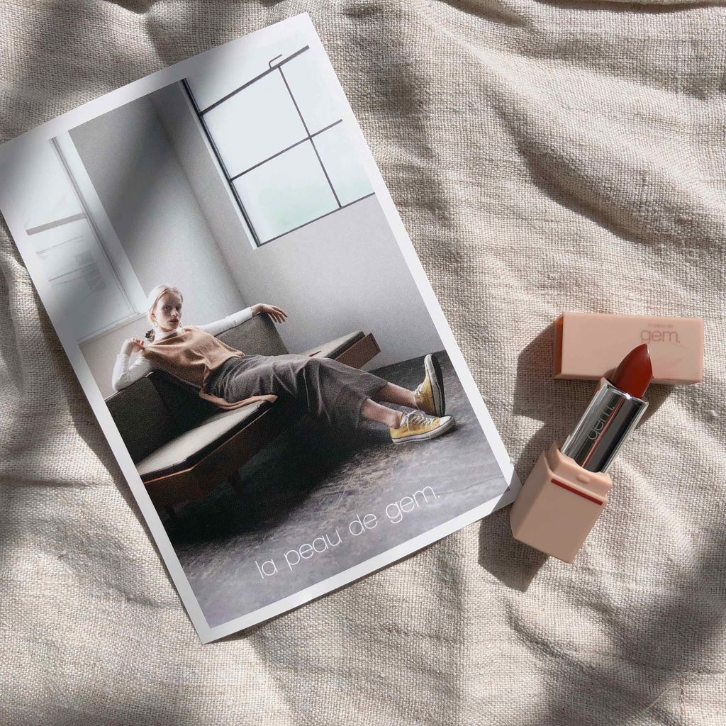 gemini lip stick(tint)/la peau de gem./口紅を使ったクチコミ（1枚目）