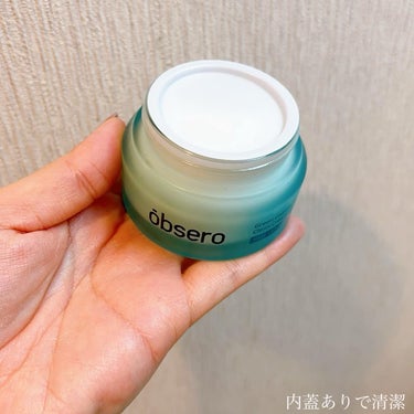 obsero グリーンカーミングブルーレーションクリーンクーリムプラスのクチコミ「韓国スキンケアブランドobseroの新製品、グリーンカーミングブルーレーションクリーンクリーム.....」（3枚目）