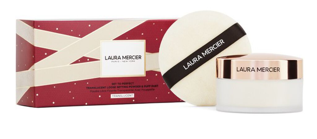 ローラ メルシエ セット トゥー パーフェクト ルースセッティングパウダー トランスルーセント アンド パフ セット