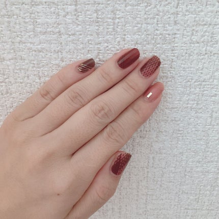 DAISO×紗々 UV GEL ネイルシール/DAISO/ネイルシールを使ったクチコミ(3枚目)