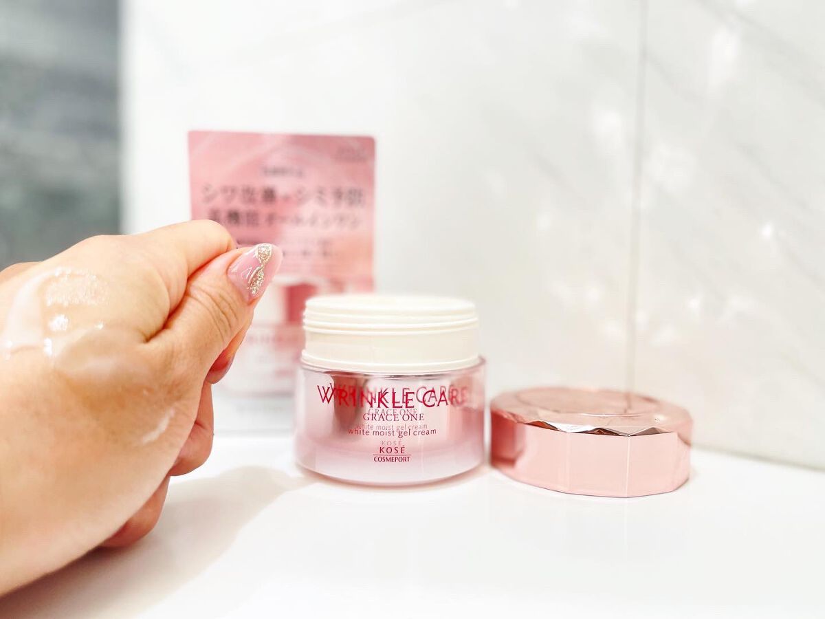 リンクルケア ホワイト モイストジェルクリーム/グレイスワン/オールインワン化粧品を使ったクチコミ(1枚目)