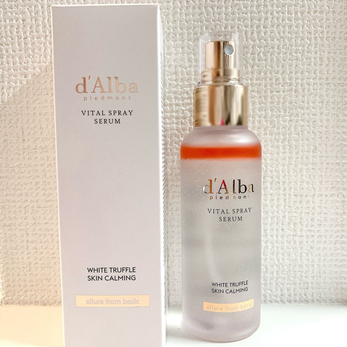 ダルバ ホワイトトリュフバイタルスプレーセラム/ダルバ/ミスト状化粧水を使ったクチコミ(1枚目)