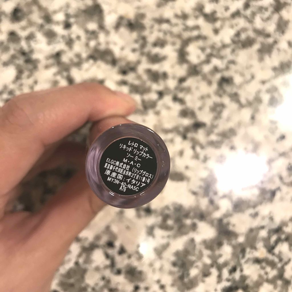 レトロ マット リキッド リップカラー/M・A・C/口紅を使ったクチコミ（2枚目）