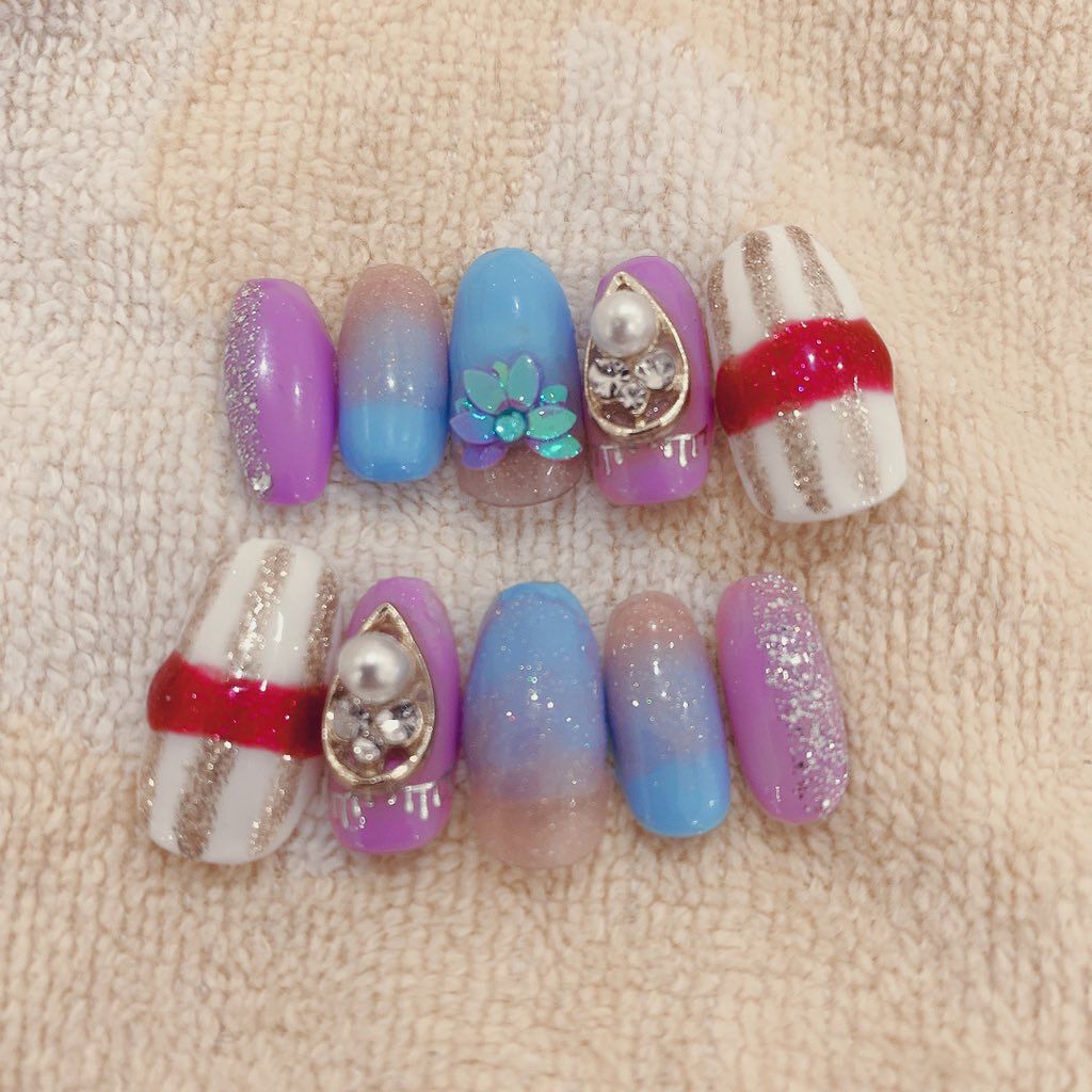 ネイルチップオーバルタイプ/DAISO/ネイルチップ・パーツを使ったクチコミ（1枚目）