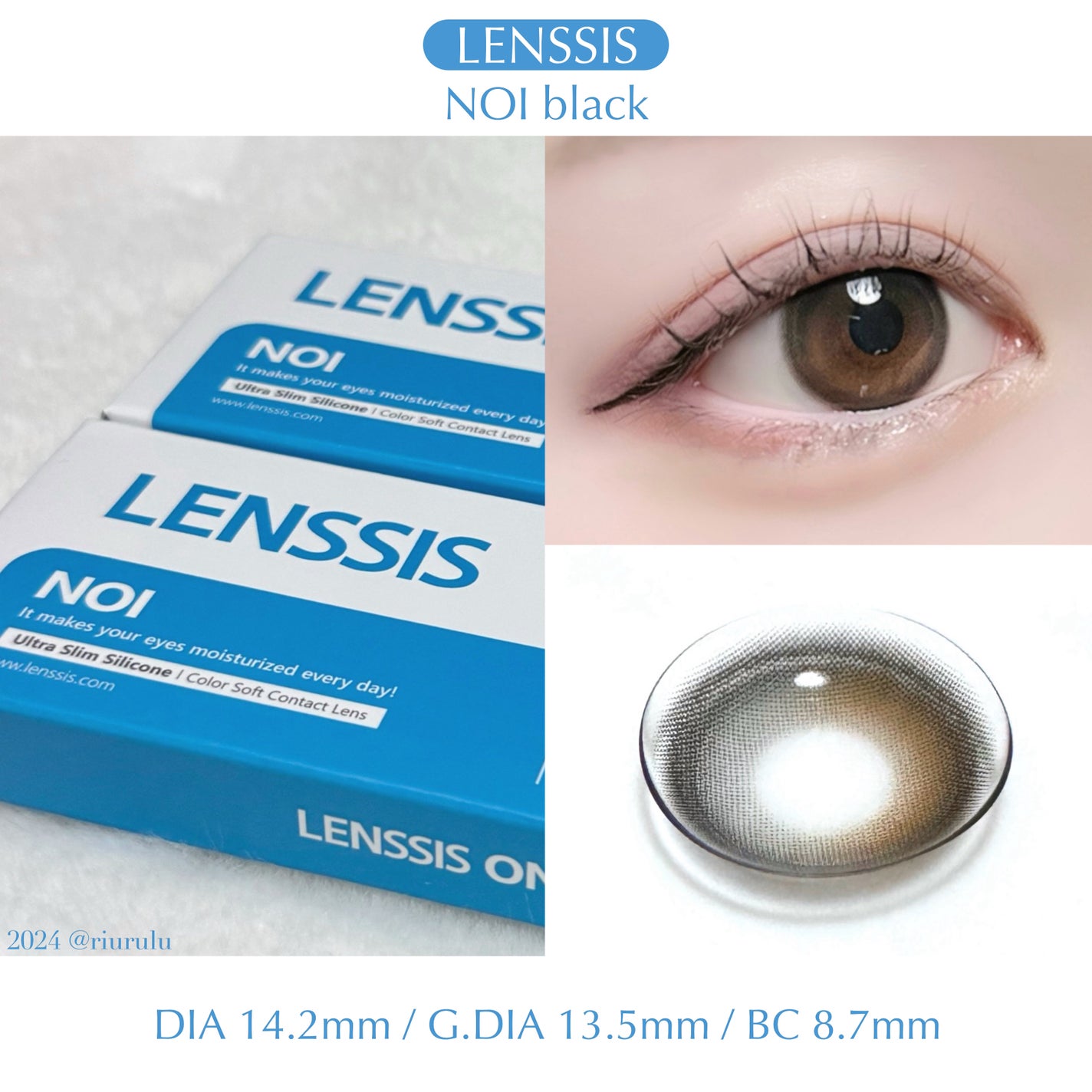 ノイシリーズ/LENSSIS/カラーコンタクトレンズを使ったクチコミ(3枚目)