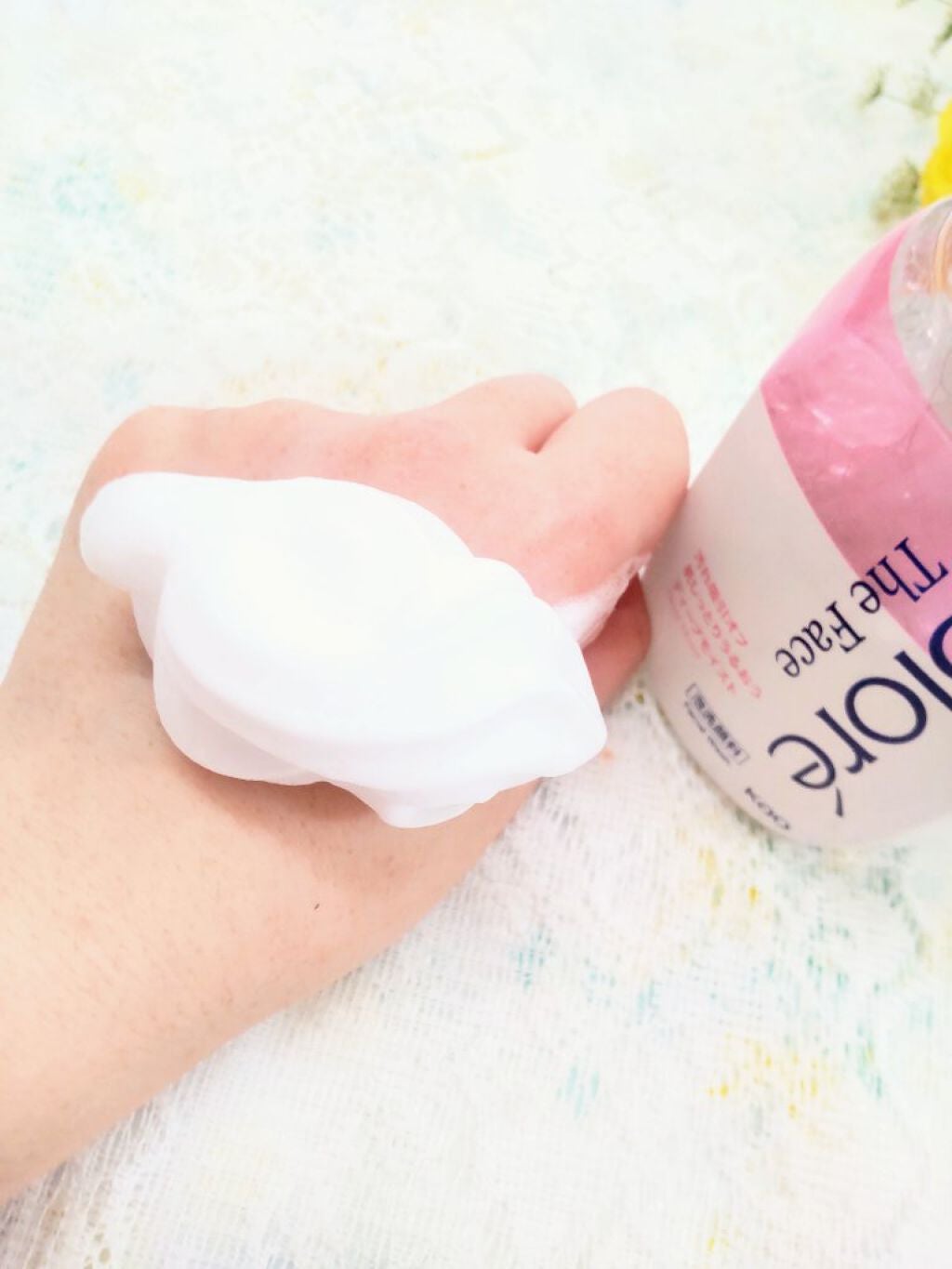 ビオレ ザフェイス 泡洗顔料 ディープモイスト/ビオレ/泡洗顔を使ったクチコミ(4枚目)