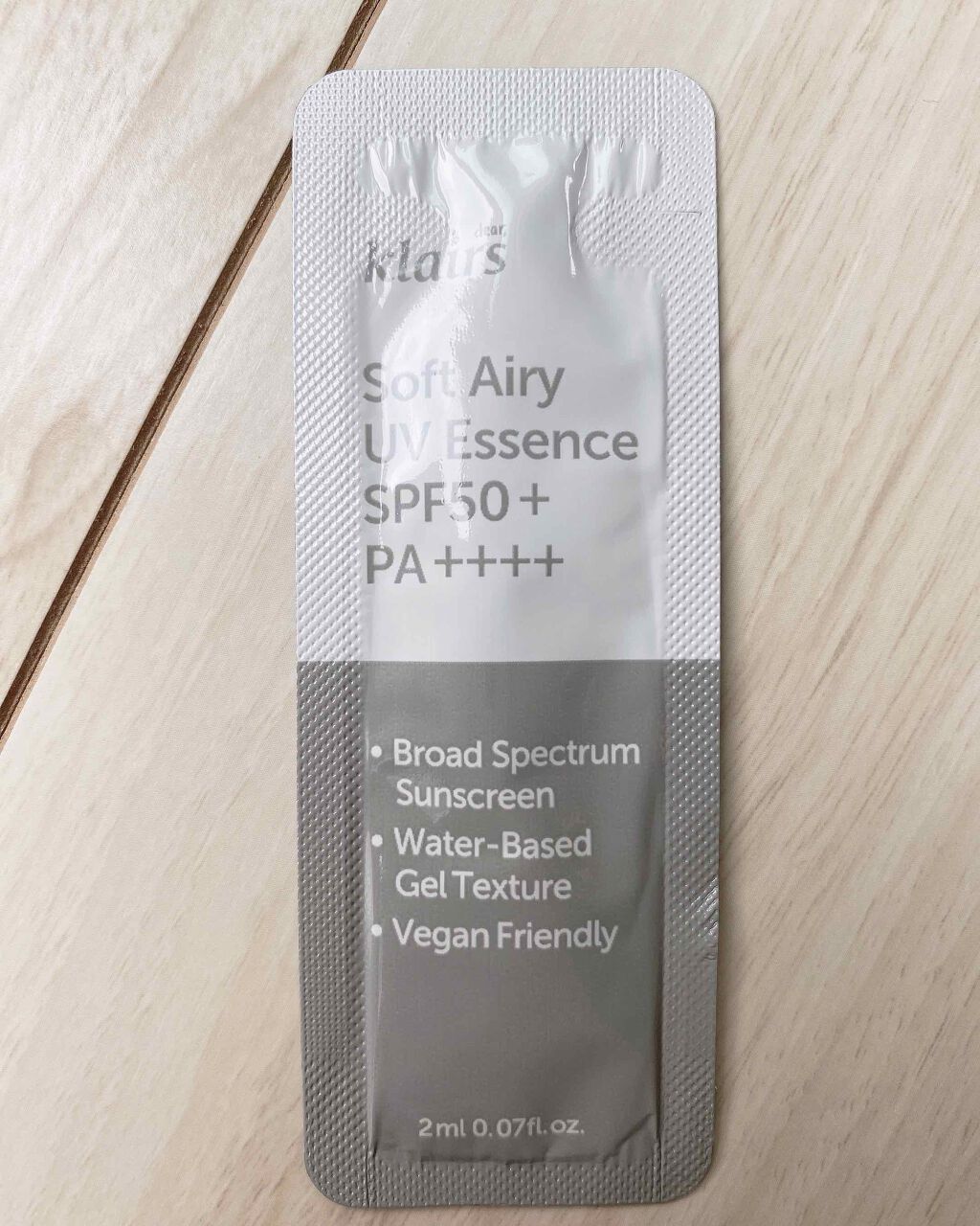 ソフトエアリーUVエッセンス/Klairs/日焼け止めローションを使ったクチコミ（2枚目）