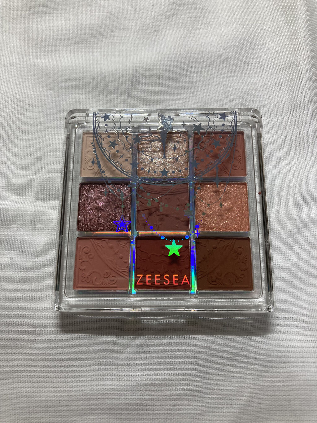 クォーツ 9色アイシャドウパレット(ドリームランドアイシャドウ)/ZEESEA/アイシャドウパレットを使ったクチコミ（3枚目）