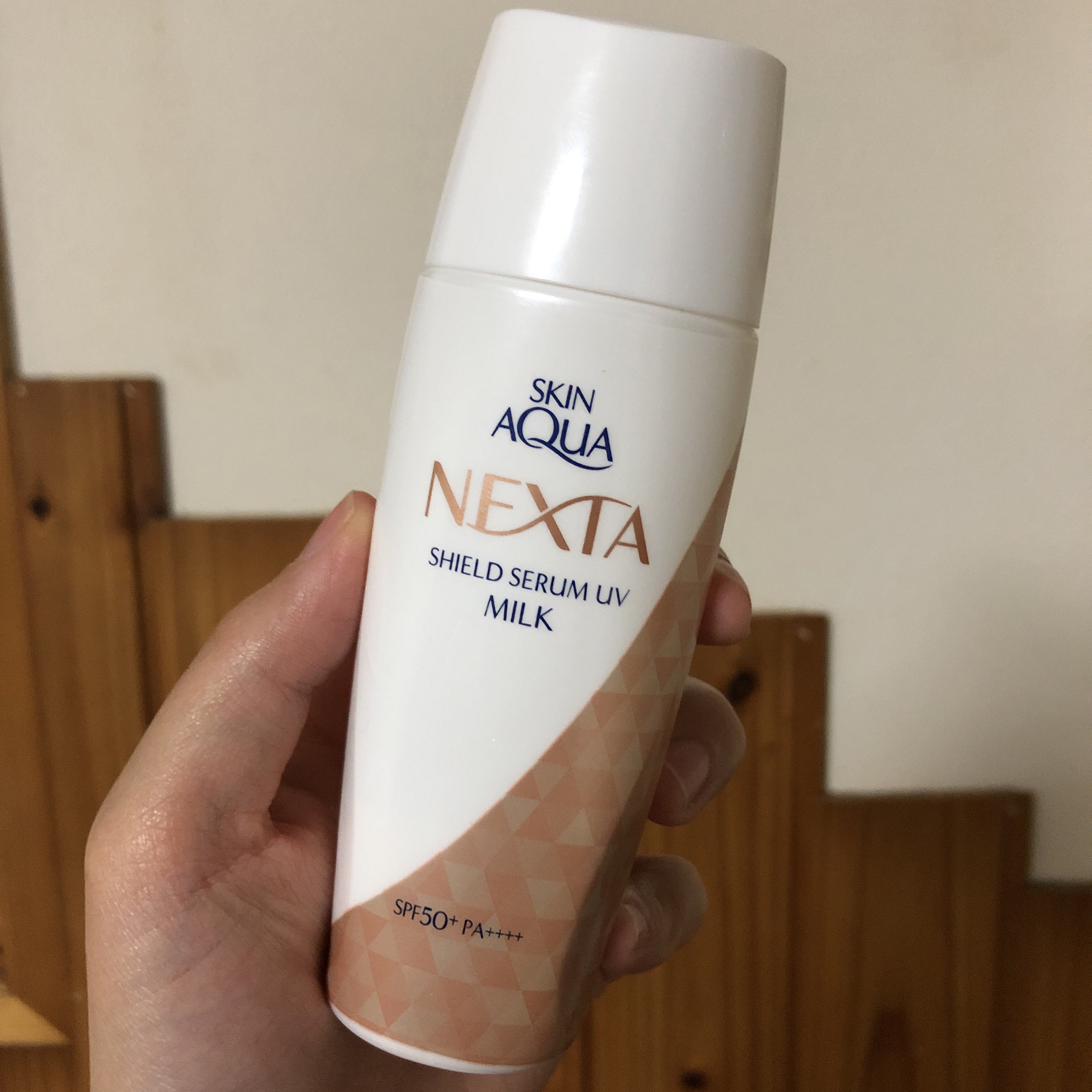 ネクスタ® シールドセラムUVミルク/スキンアクア/日焼け止めミルクを使ったクチコミ（1枚目）