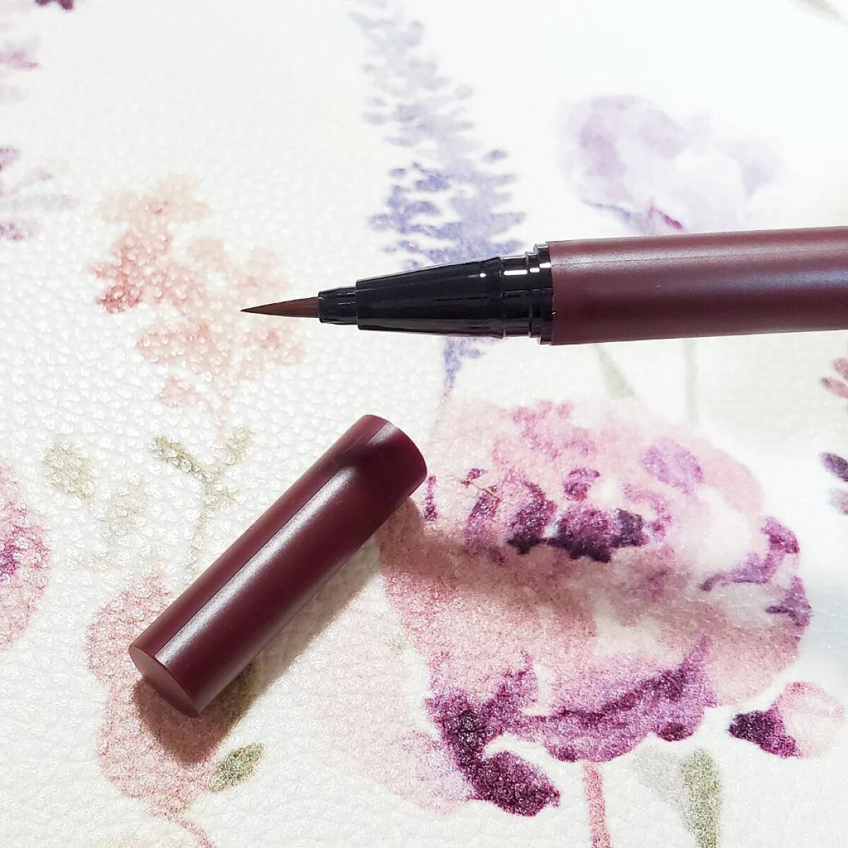 エーメイク マットリキッドアイライナー  ダークブラウン/A/mAke/リキッドアイライナーを使ったクチコミ（3枚目）