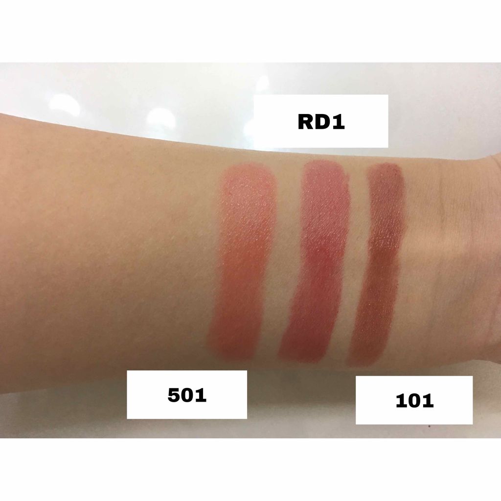 ラスティンググロスリップ/CEZANNE/口紅を使ったクチコミ（3枚目）